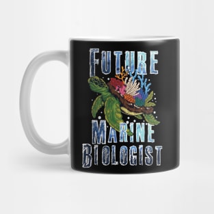 Future Marine Biologist Ocean Turtle Biology Mug